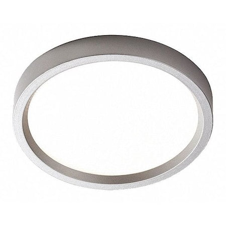 RoundDownlight,7inD,White,Plastic,7inL