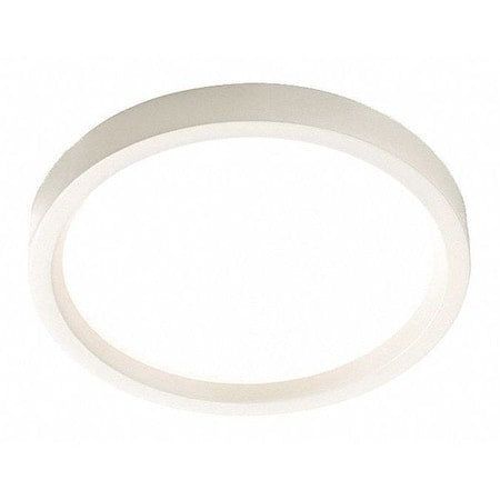 RoundDownlight,7inD,White,Plastic,7inL