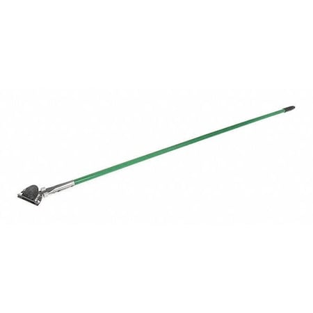 60" Fbrgl Dust Mop Hdl ClpOn Ctr, 60", Gr, Package Quantity 12, Fiberglass