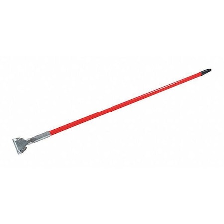 60" Fbrgl Dust Mop Hdl ClpOn Ctr, 60", Rd, Package Quantity 12, Fiberglass