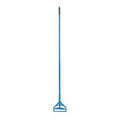 60" Mop Handle, Fbrgl, Blu, Plstc Hndl, 60", Package Quantity 12, Fiberglass