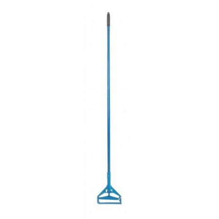 60" Mop Handle, Fbrgl, Blu, Plstc Hndl, 60", Package Quantity 12, Fiberglass