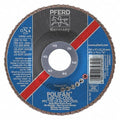 4-1/2" x 7/8" A.H. POLIFAN Flap Disc - CO-COOL SG STEELOX, Ceramic oxide, 60 Grit, Conical