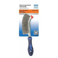 Metal PSF Scratch Brush - .012 CS Wire, Plastic Handle