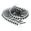 Drywall Screw, No 7 x 2 in, Steel, Flat Head Phillips Drive, 1000 PK