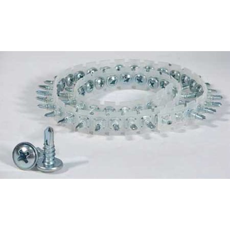 Sheet Metal Screw, No 8 x 1/2 in, Zinc Plated Steel Truss Head Phillips Drive, 1000 PK
