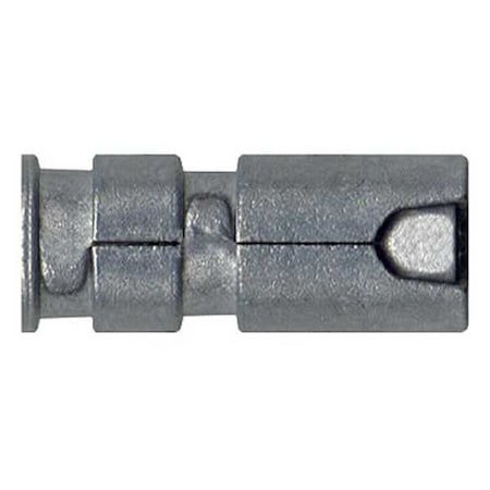 Single Lag Shield, 1/2" Dia, 1-5/16" L, Alloy Steel Plain, 25 PK