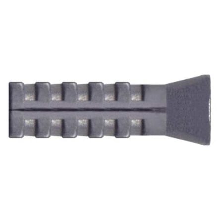 Sup-R Lead Long Lag Shield, 5/16" Dia, 1" L, Alloy Steel Plain, 50 PK