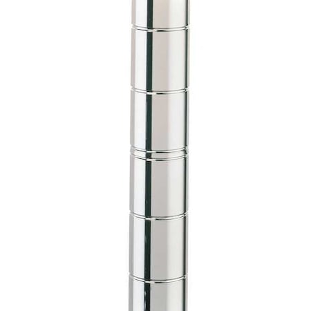 Wire Shlf Pst, 62 1/2 x1 in, Splt Slv, PK2