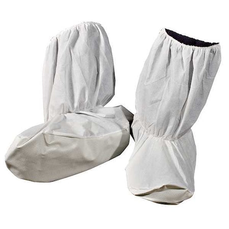 Disposable Boot Covers, Polypropylene, White, Slip Resistant Sole: Yes , XL