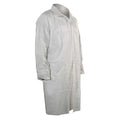 Disposable Lab Coat, Polypropylene, Snaps Closure, White, L, 25 PK