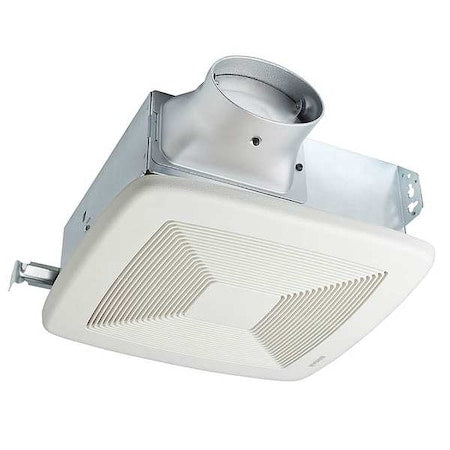 Ceiling or Wall Bathroom Fan, 80 cfm cfm, 4 in or 3 in Duct Dia., Energy Star Certified