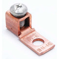 Mechanical Lug, 4 AWG Max, 1 Conductor, 1 Hole, 1/4 in Stud, Copper