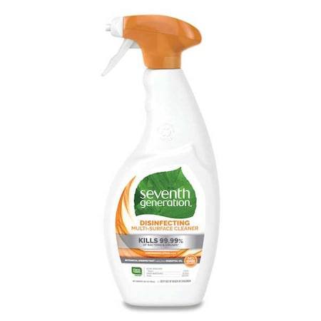 Cleaner and Disinfectant, Trigger Spray Bottle, 26 oz, characteristic, 8 PK