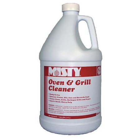 Oven & Grill Cleaner, 1 gal., Lemon, PK4