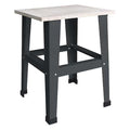 Fixed Work Table, Particleboard, 19"W, 16"D