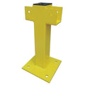 Intermediate Post, 21 In., Yellow, Steel