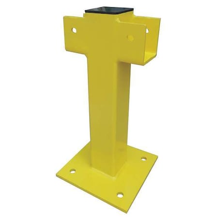 Intermediate Post, 21 In., Yellow, Steel