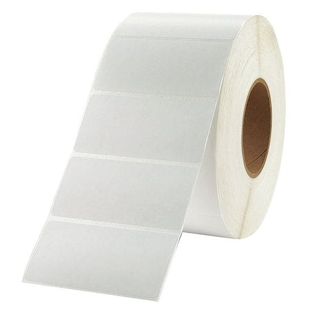 Label, White, Thermal Transfer Paper, PK4, Width: 4"