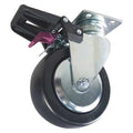 Caster, 5 in -Dia, Black, 500 lb, 1PK