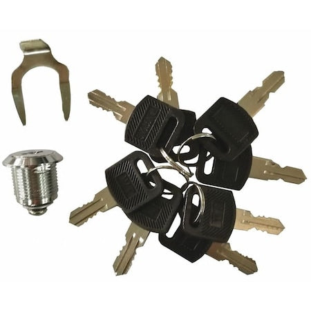 Replacement Lock and Key, 8 Keys