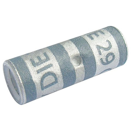 Splice Wire Connector, 4 AWG Max, Gray, None Insulation, 600 V (Formerly PowerFirst)