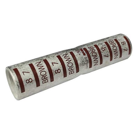 Crimp Wire Connector, 500 kcmil Max, Brown, 600 V (Formerly PowerFirst)