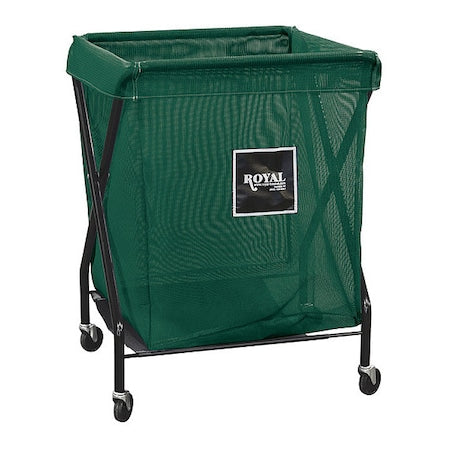 X-Frame Cart, 8 Bu, Green Mesh
