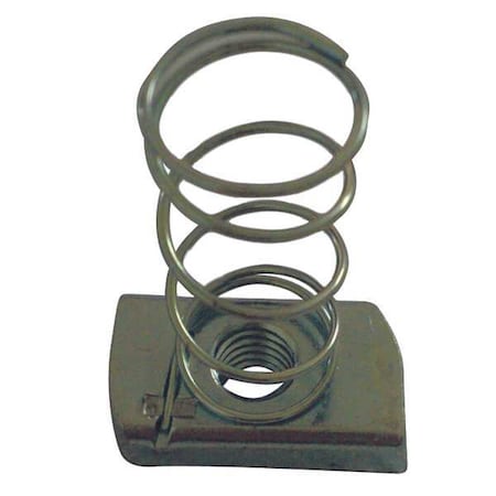 Channel Nut w/Spring, Galvanized Steel