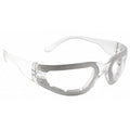 Mirage Foam, Safety Glasses, Anti-Fog & Anti-Scratch, Clear Lens, Clear Frame, Full-Frame
