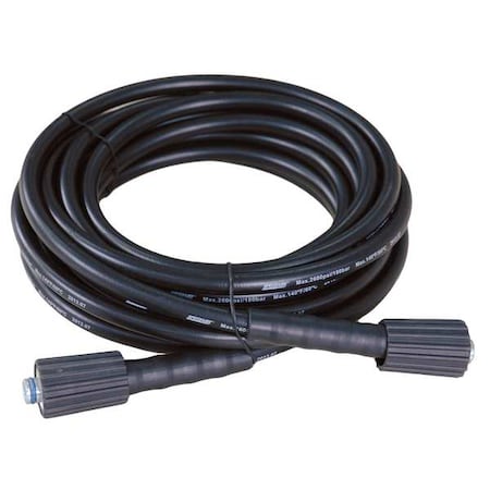 Pressure Washer Hose, 1/4,25 ft, 2600 psi