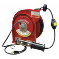 CordReelwithHandLamp, Rd, 50ft, 16AWG
