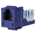 Modular Jack, 0.875 in H, Blue