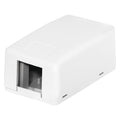 Surface Mount Box, 1 Port, White