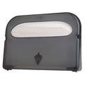 Toilet Seat Cover Dispenser, 1/2 Fold, 500 Cover Capacity, Wall Mount, Plastic, Smoke
