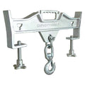 Lifting Hook, Dbl Fork, Sgl Swivel, 4000Lb.