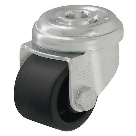 Kingpin Swivl Cstr, Nylon, 3 in, 165 lb, Blk