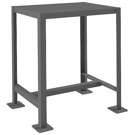 Medium Duty Machine Tables, Steel, 24" W, 30" Height, 2000 lb., Straight