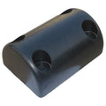 Dock/Body Bumper, 8x3-1/2x5-1/2 In, Rubber