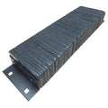 Dock Bumper, 38x4-1/2x10 In., Rubber