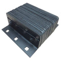 Dock Bumper, 14x4-1/2x12 In., Rubber