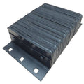 Dock Bumper, 20x4-1/2x12 In., Rubber