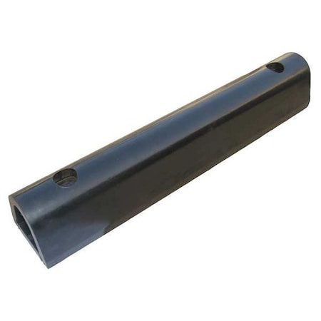 Dock Bumper, 4x4-1/4x24 In., Rubber