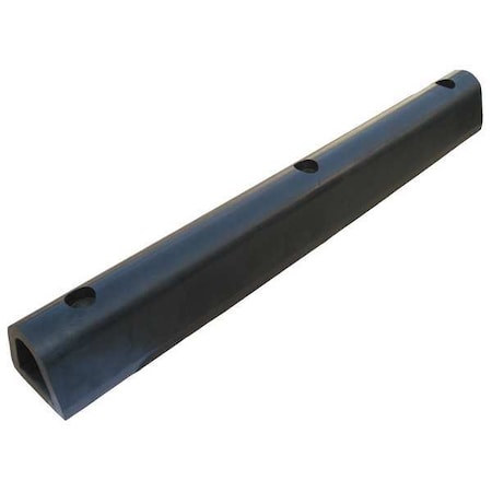Dock Bumper, 4x4-1/4x36 In., Rubber