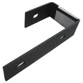 Sign Hanging Bracket, Steel, 1 1/6 in Height, 5 1/4 in Length, 0.44 lb, Black