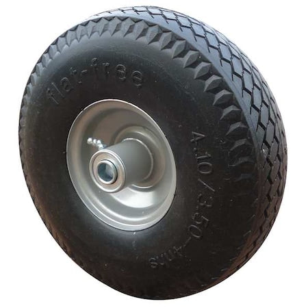 Never Flat Wheel, 10-1/2 In, 350 lb