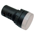 Raised Indicator Light,22mm,120V,White