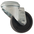 Kngpn Swivel Caster, Nyln, 2 in, 165 lb, Blk
