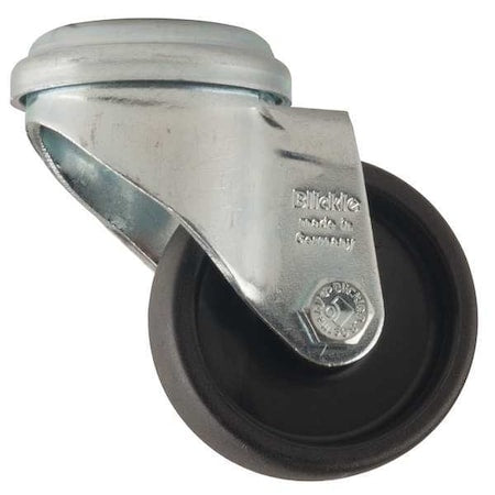 Kngpn Swivel Caster, Nyln, 2 in, 165 lb, Blk
