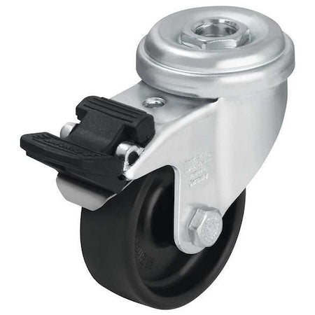 Kingpin Swivl Caster, Nylon, 3 in., 165 lb.